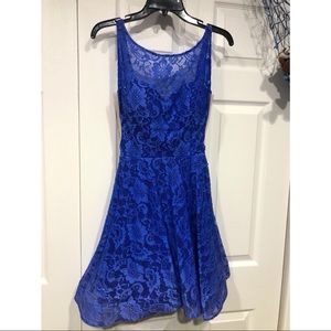 💙 Blue cocktail dress with mesh sides💙